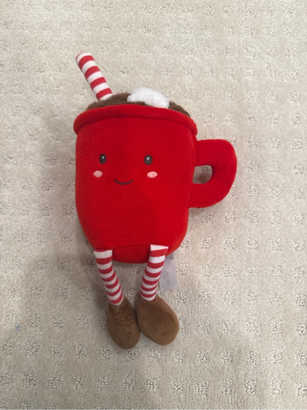 Mon Ami Hot Cocoa Mug Plush Stuffed Animal Christmas Marshmallow Toy